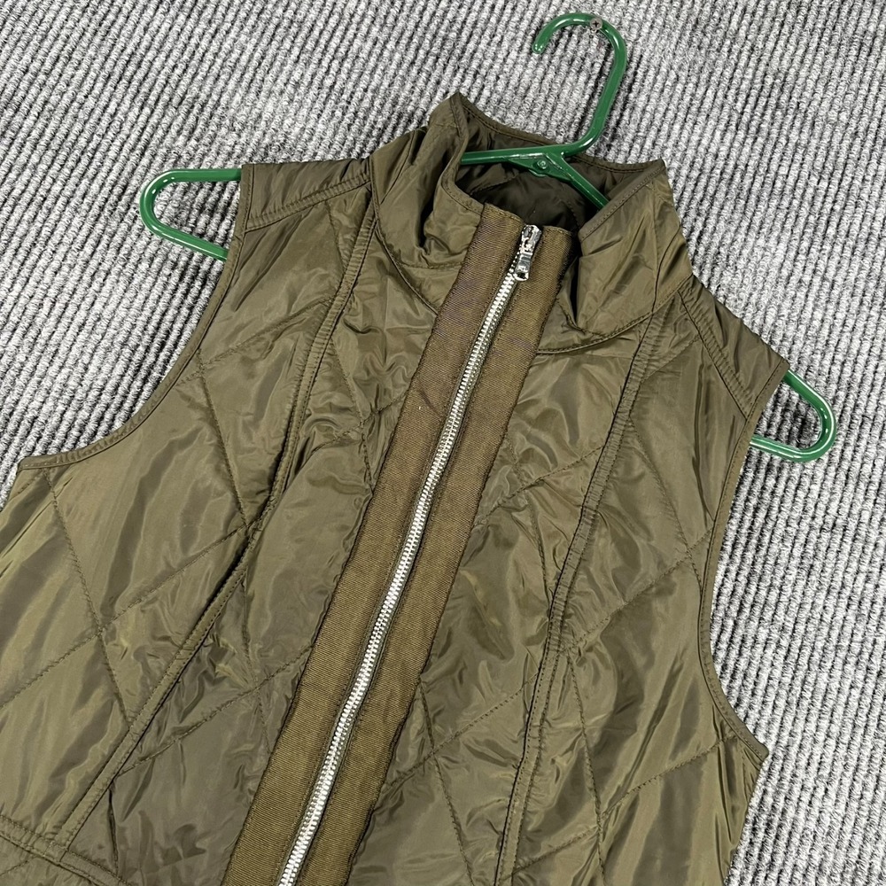Polo Golf Ralph Lauren Vest Jacket Womens Small Green Full Zip Mock Neck Outdoor